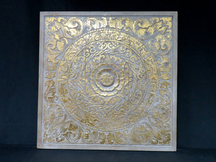 Wood Carved Panel Artwork