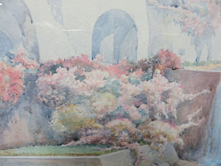 Waterfall Watercolor by M Martin