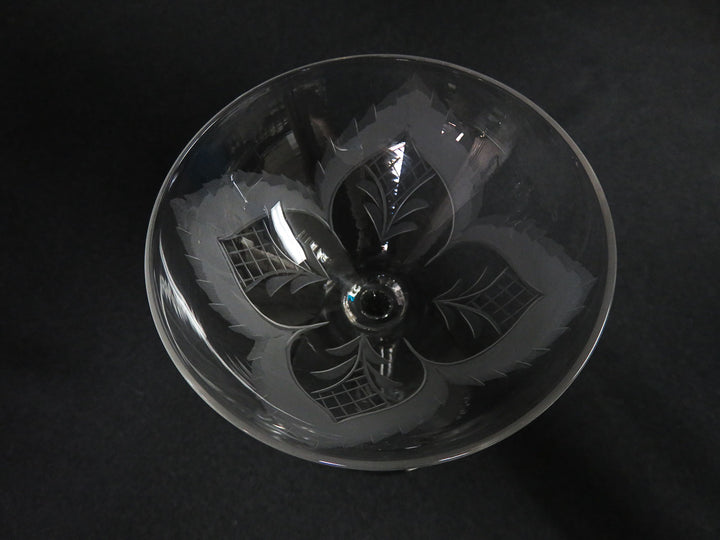 Etched Champange Coupes