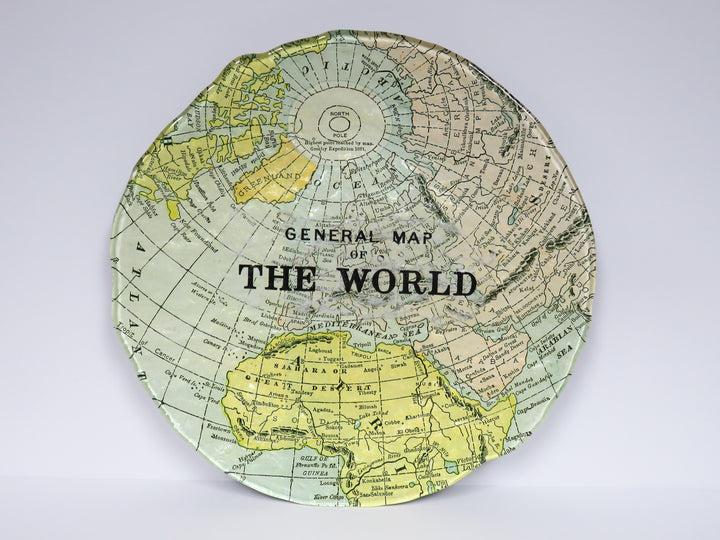 World Map Platter