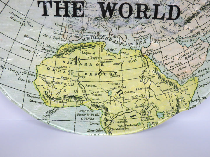 World Map Platter