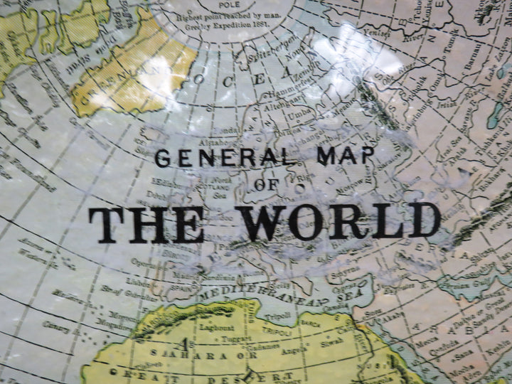 World Map Platter