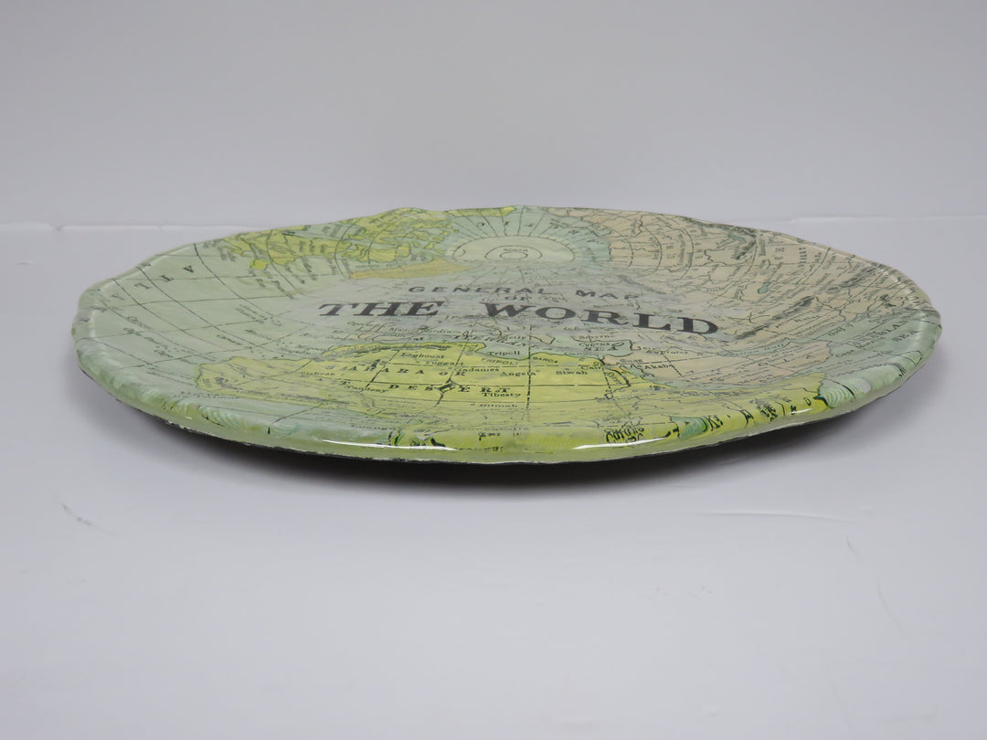 World Map Platter