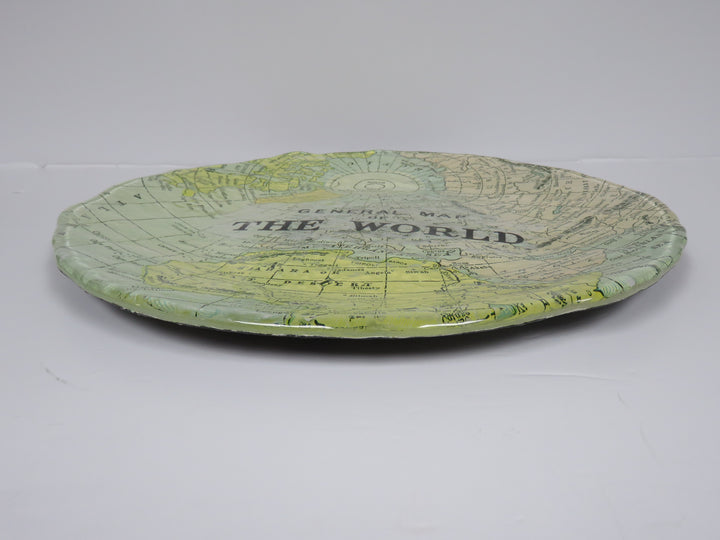World Map Platter