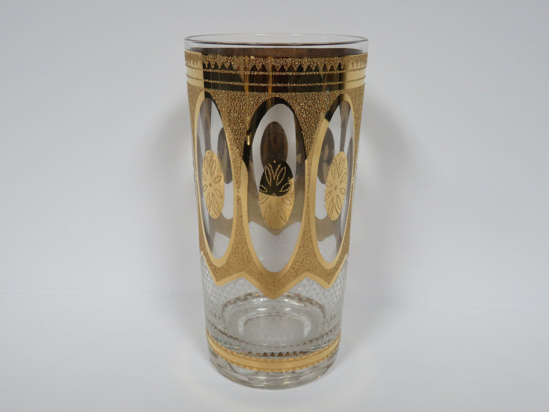 MCM Gold Design Highball Glasses