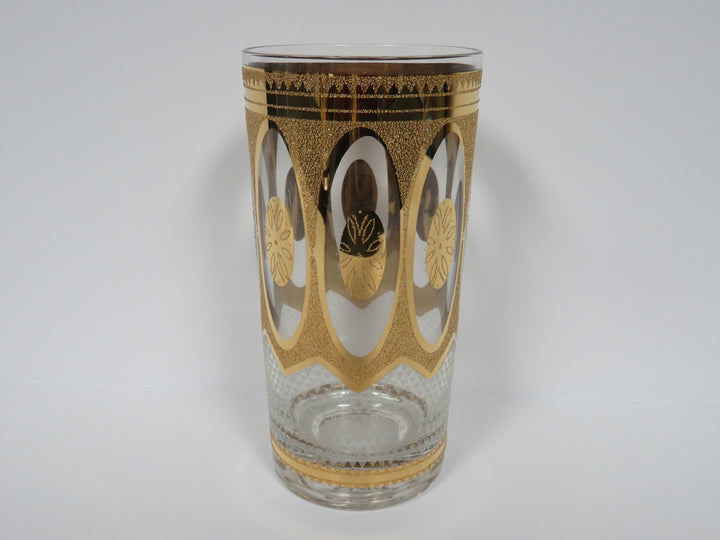 MCM Gold Design Highball Glasses