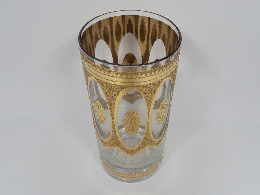 MCM Gold Design Highball Glasses