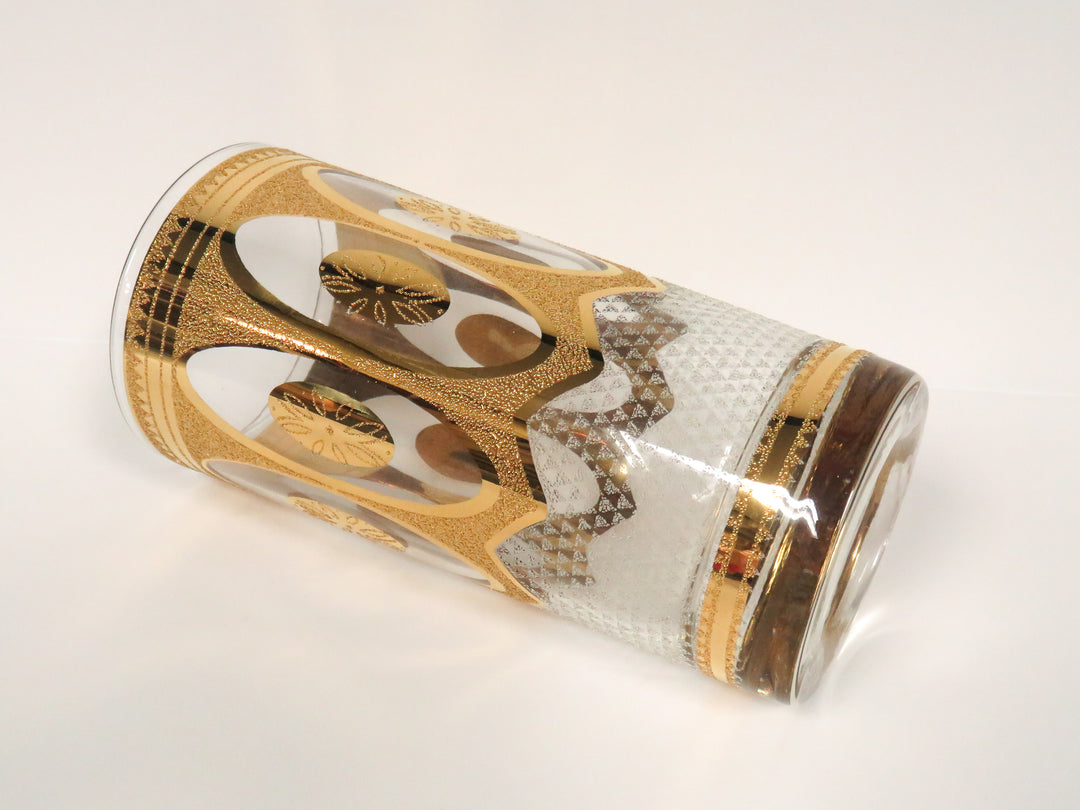 MCM Gold Design Highball Glasses