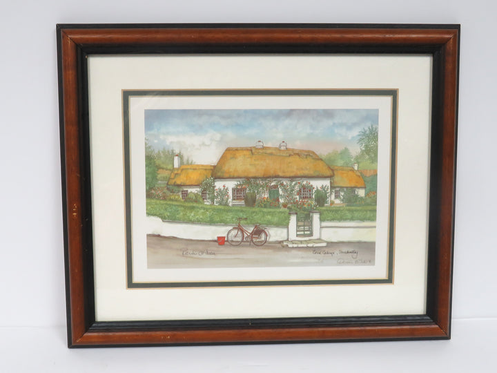 Thatch Roof Cottage Print
