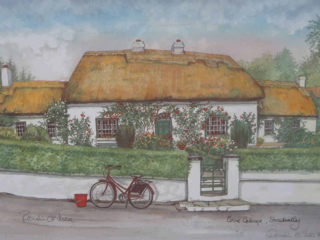 Thatch Roof Cottage Print