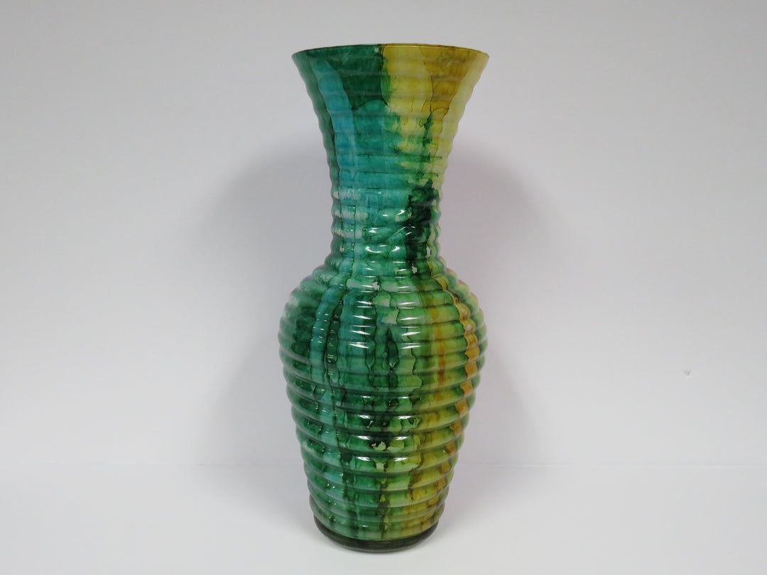 Rainbow Colored Vase
