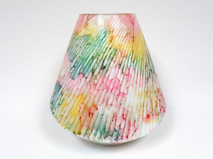 Splatter Glass Vase
