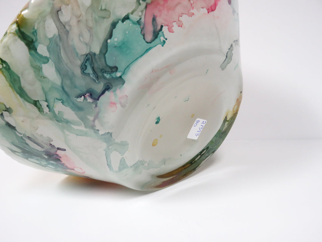 Splatter Glass Vase