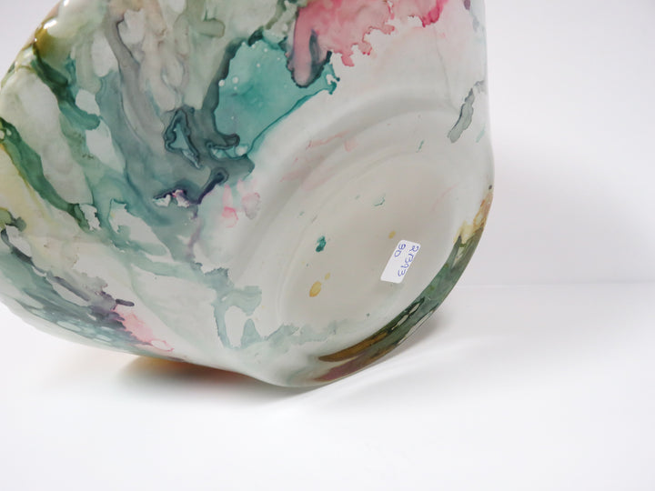 Splatter Glass Vase