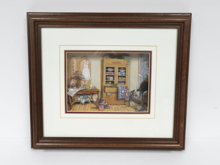 3D "Country Hutch" Diorama