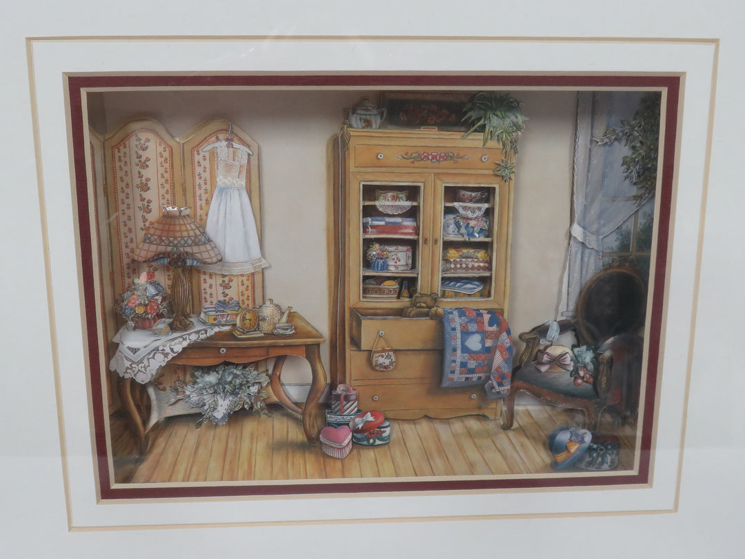 3D "Country Hutch" Diorama