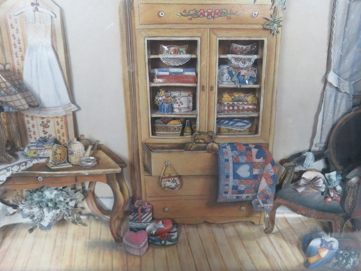 3D "Country Hutch" Diorama