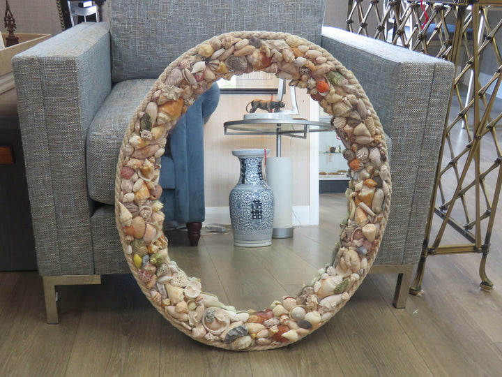 Seashell Framed Mirror