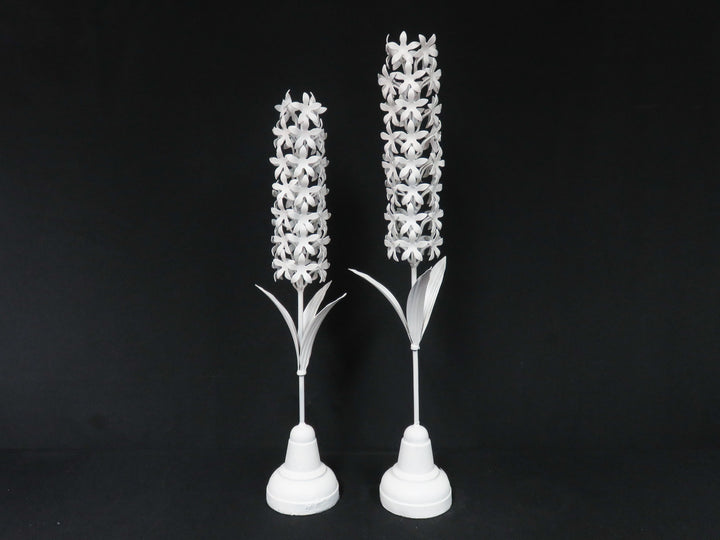 Hyacynth Sculpture Pair