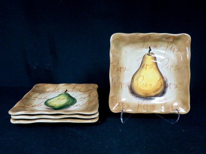 Square Salad Plate Set