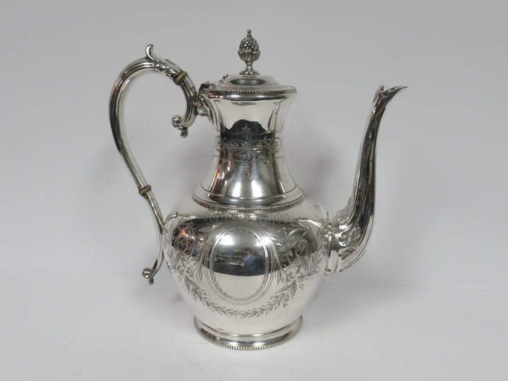 Victorian Plated Silver Tea/Coffee Set