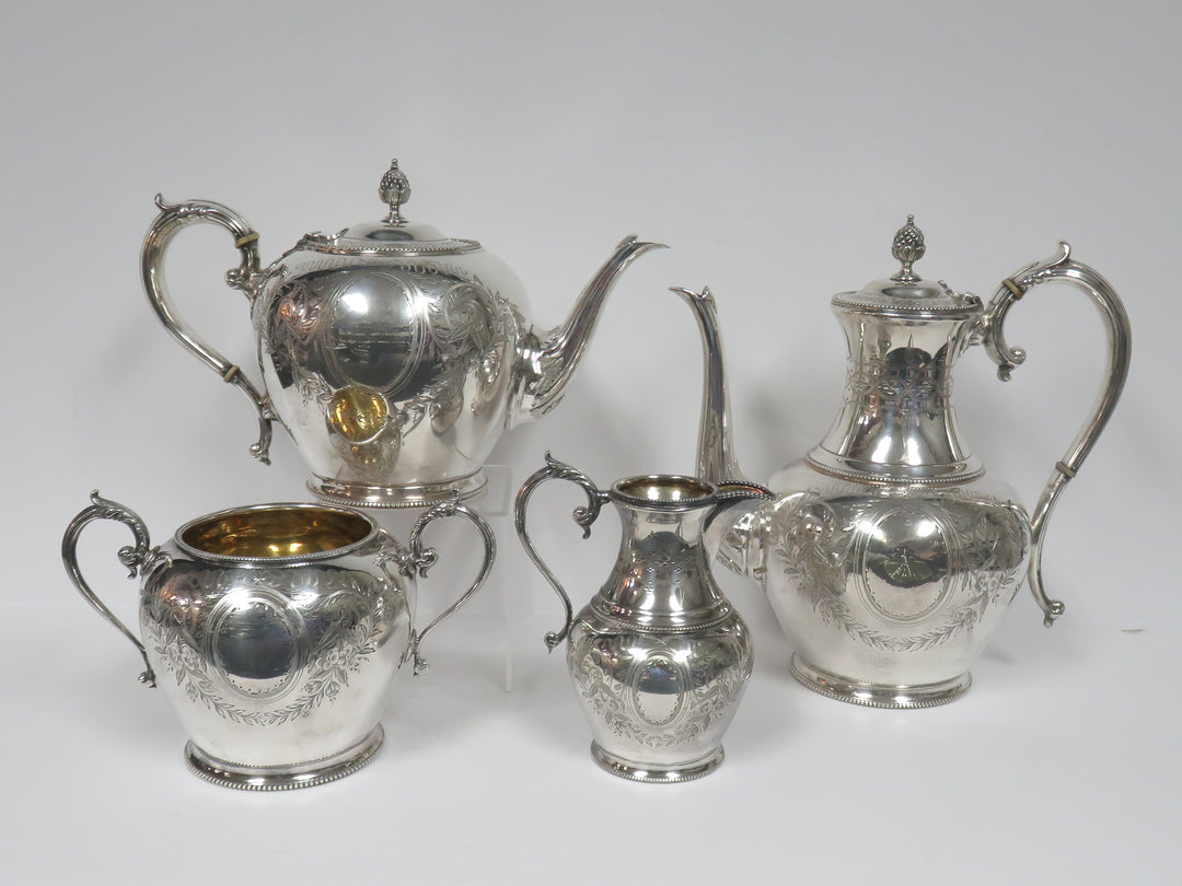 Victorian Plated Silver Tea/Coffee Set