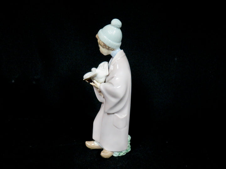 Lladró Boy and Goose Figurine