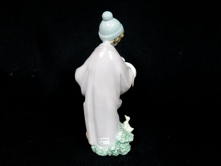 Lladró Boy and Goose Figurine