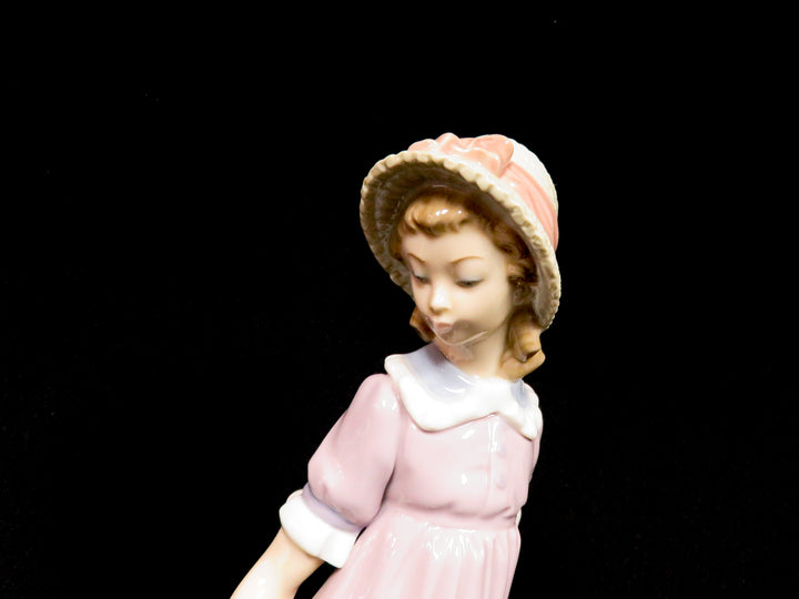 Lladró "Girl Pulling Toy Wagon"