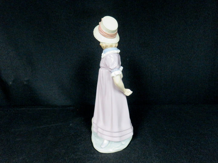Lladró "Girl Pulling Toy Wagon"