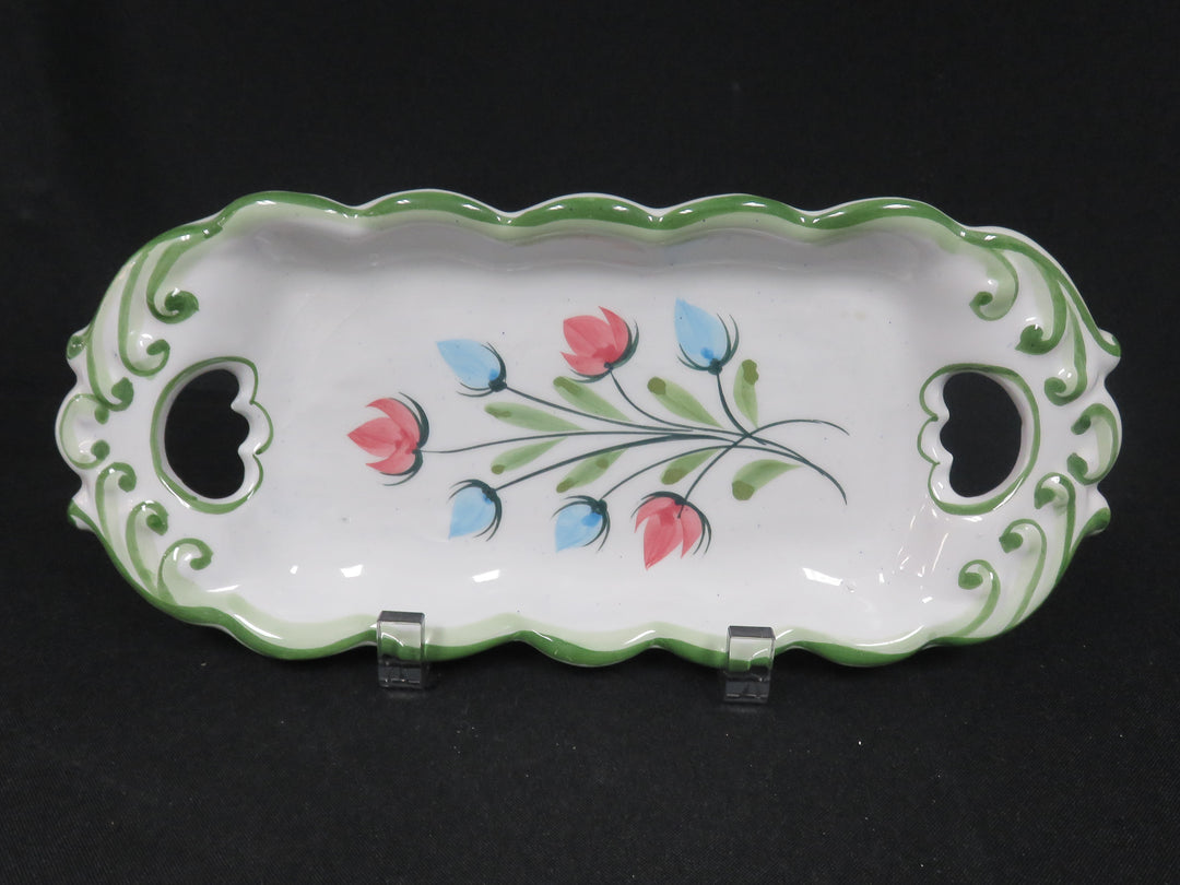 Hand Painted Relish Dish