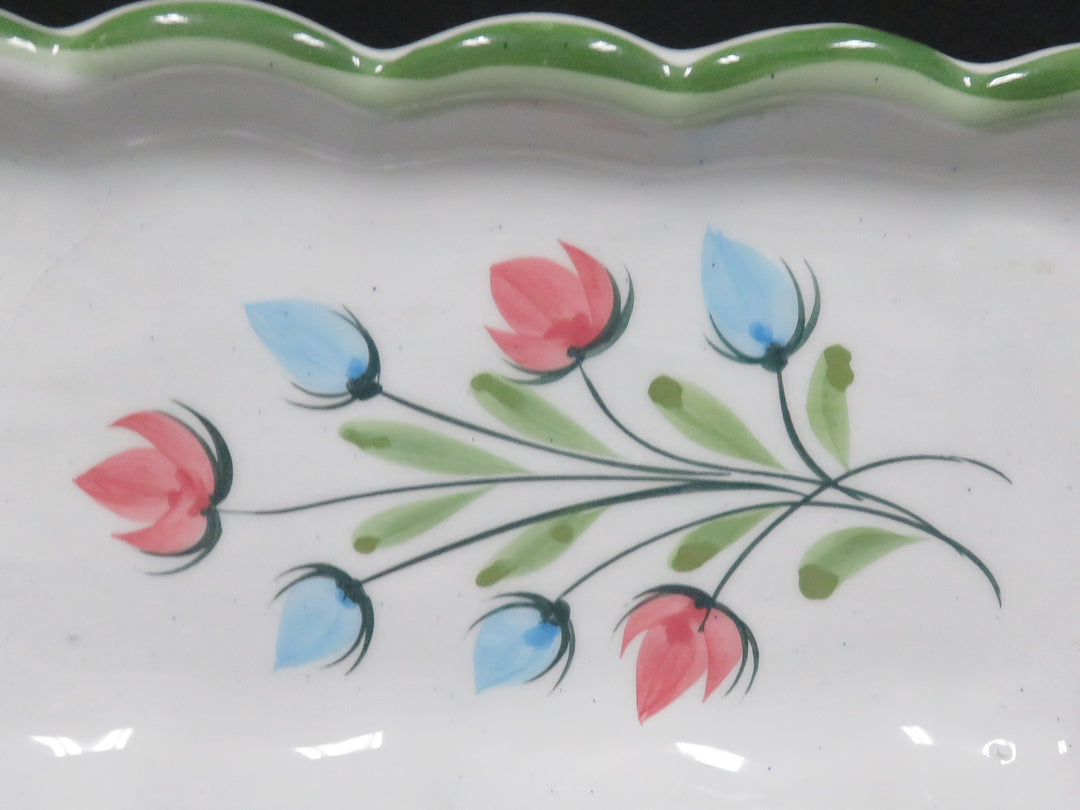 Hand Painted Relish Dish