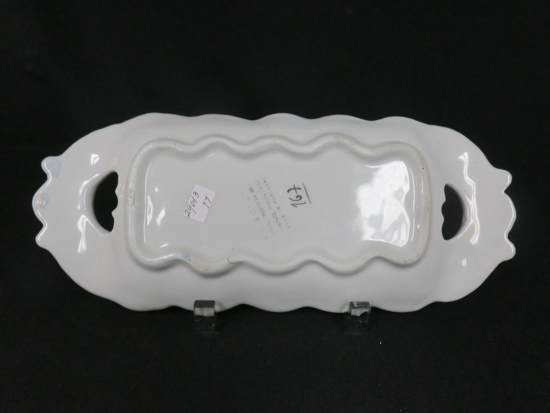 Hand Painted Relish Dish