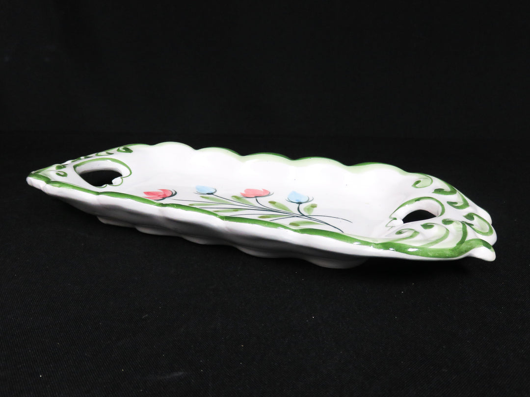 Hand Painted Relish Dish