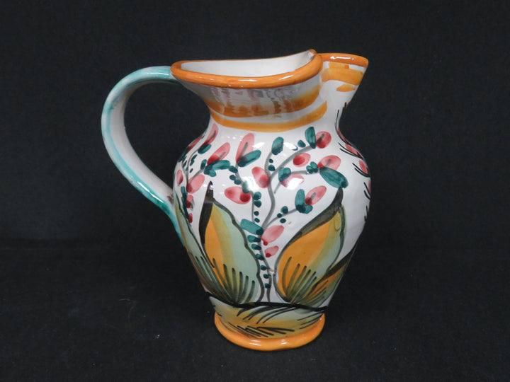 Bird and Flowers Pitcher