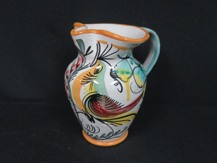 Bird and Flowers Pitcher