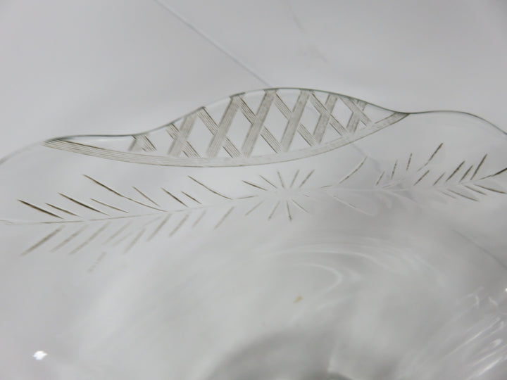 Vintage Footed Serving Bowl