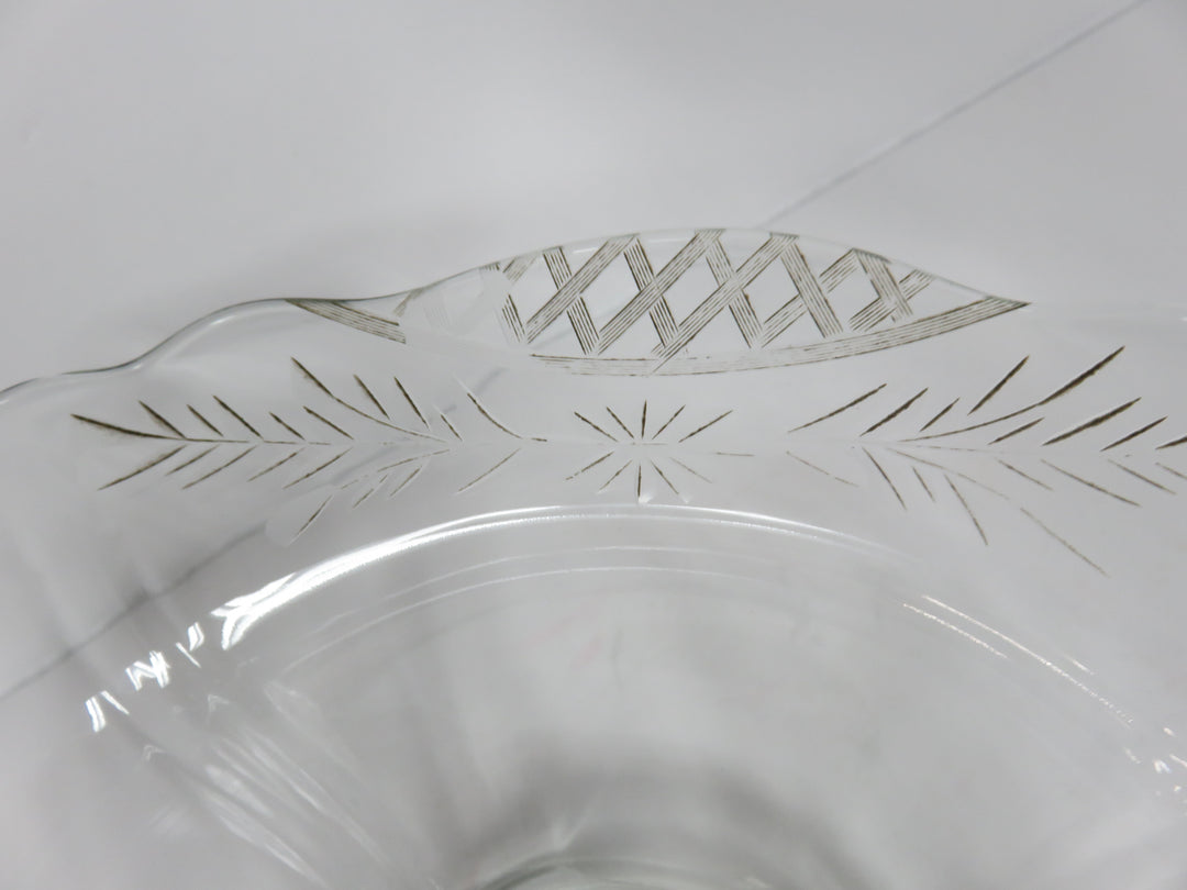 Vintage Footed Serving Bowl
