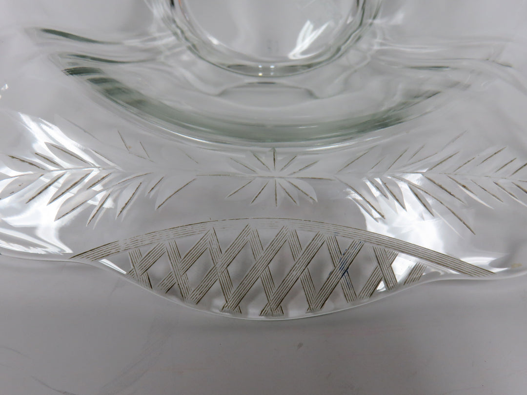 Vintage Footed Serving Bowl