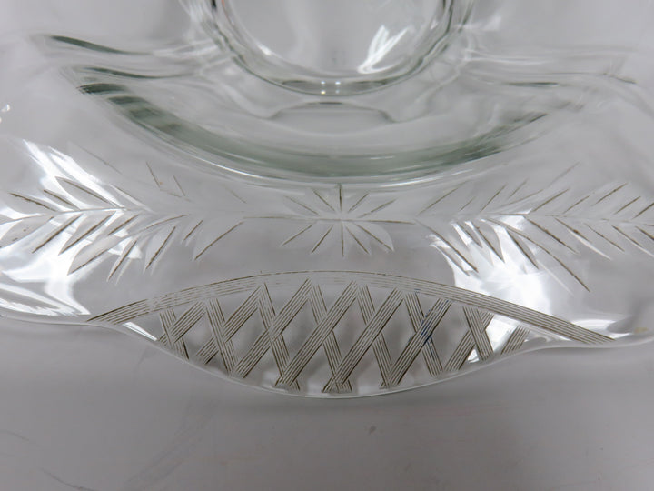 Vintage Footed Serving Bowl