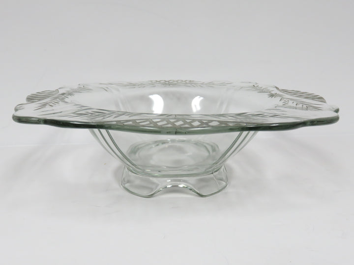 Vintage Footed Serving Bowl