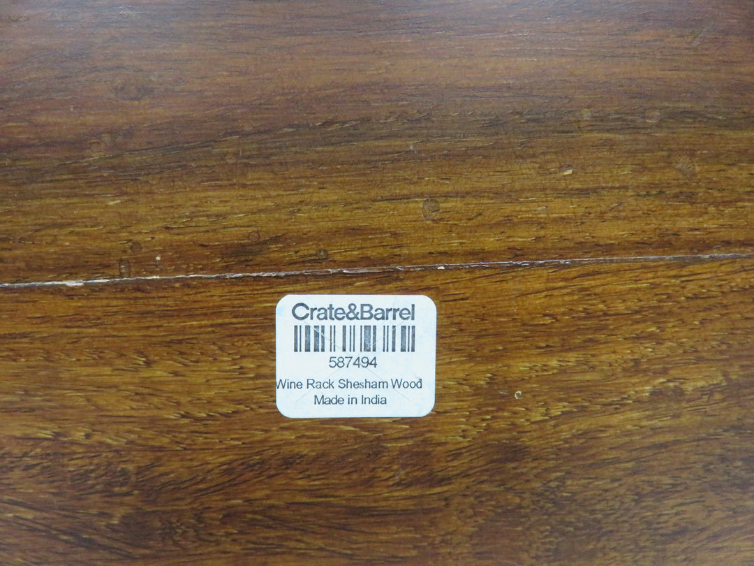 Crate & Barrel Wine Rack
