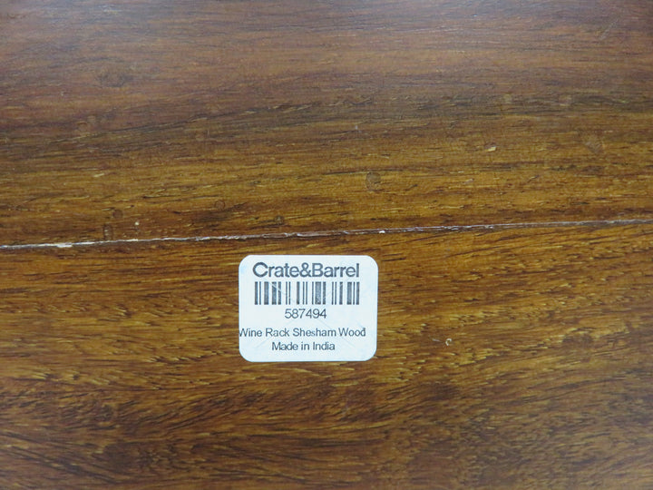 Crate & Barrel Wine Rack