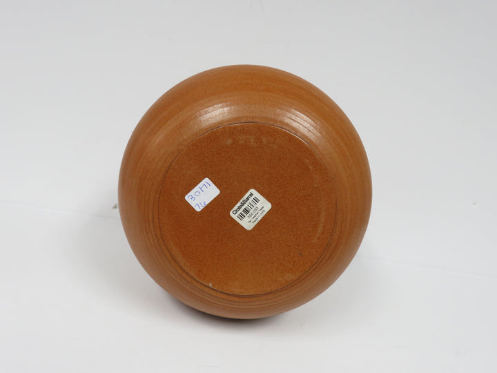 Crate & Barrel Leather Vase