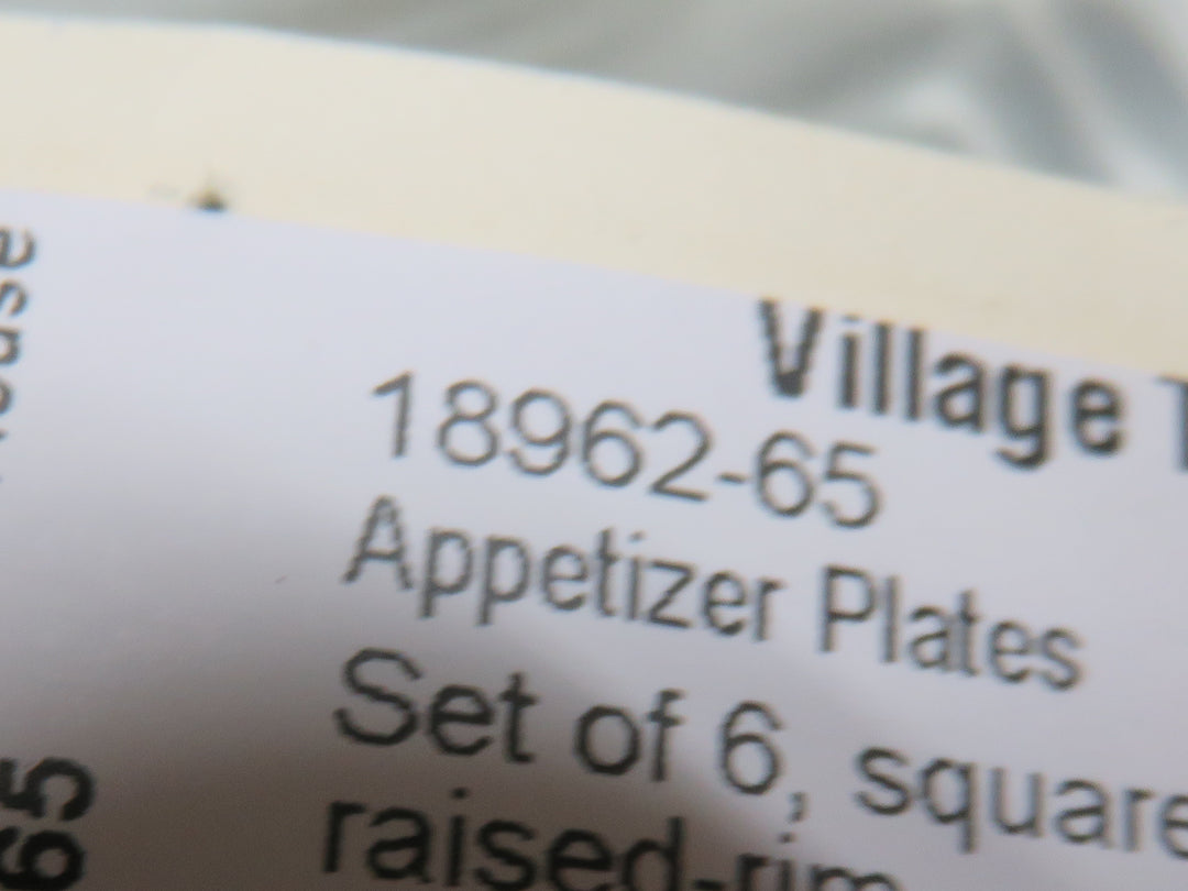Appetizer Plates