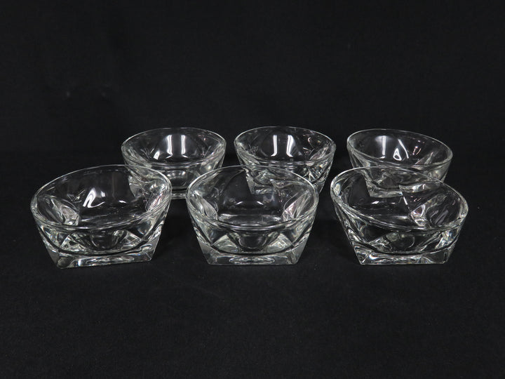 Square Base Glass Bowls