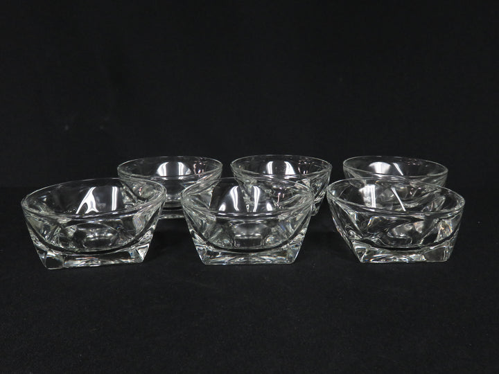 Square Base Glass Bowls