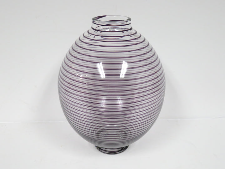 Sasaki Clear Spiral Vase
