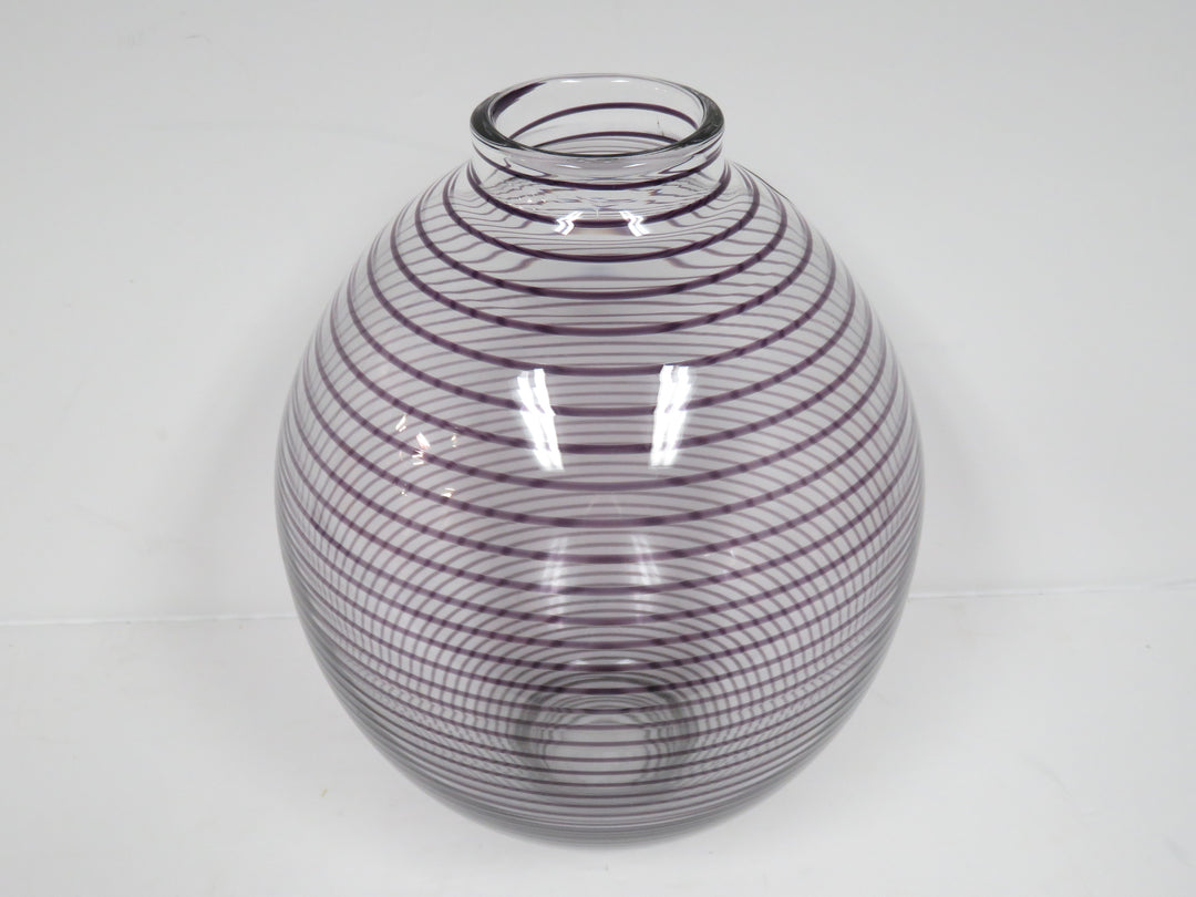 Sasaki Clear Spiral Vase