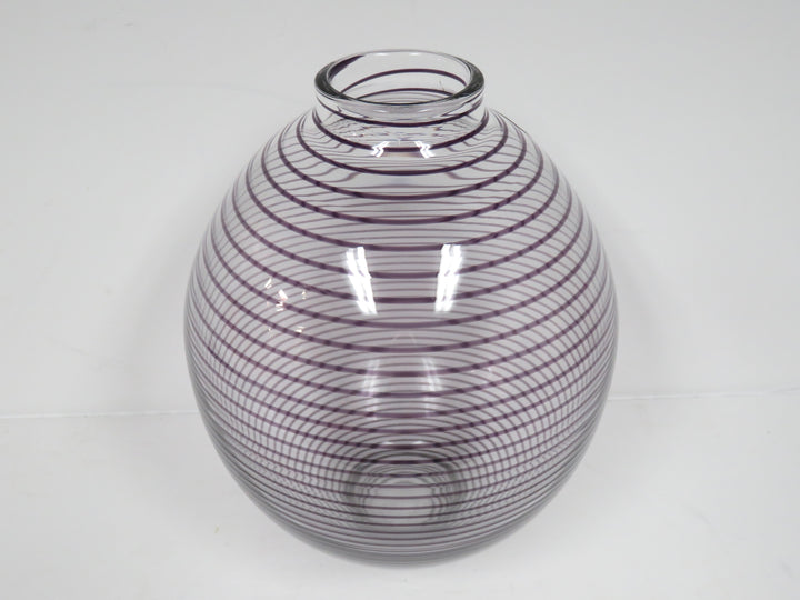 Sasaki Clear Spiral Vase